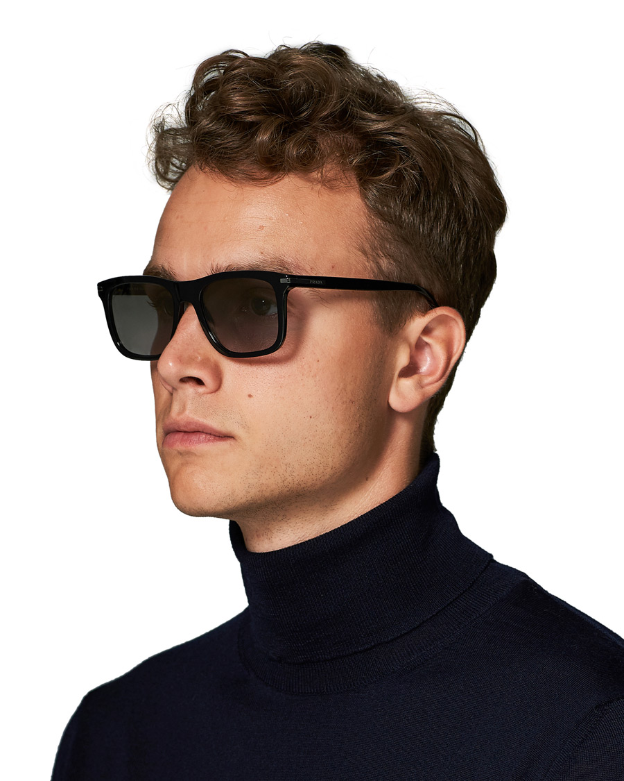 Men | Prada Eyewear 0PR 18WS Sunglasses Black | Prada Eyewear | 0PR 18WS Sunglasses Black
