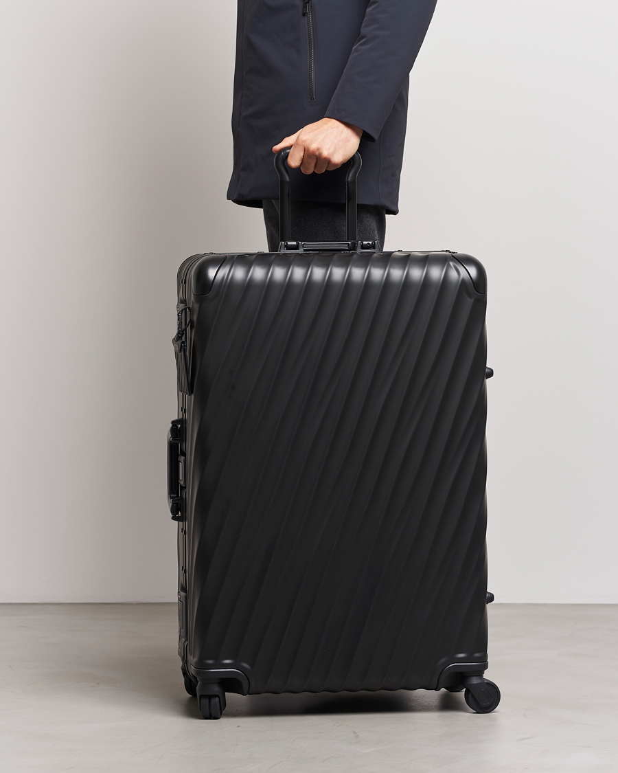 Men | Recycled Menswear | TUMI | Extended Trip Aluminum Packing Case Matte Black