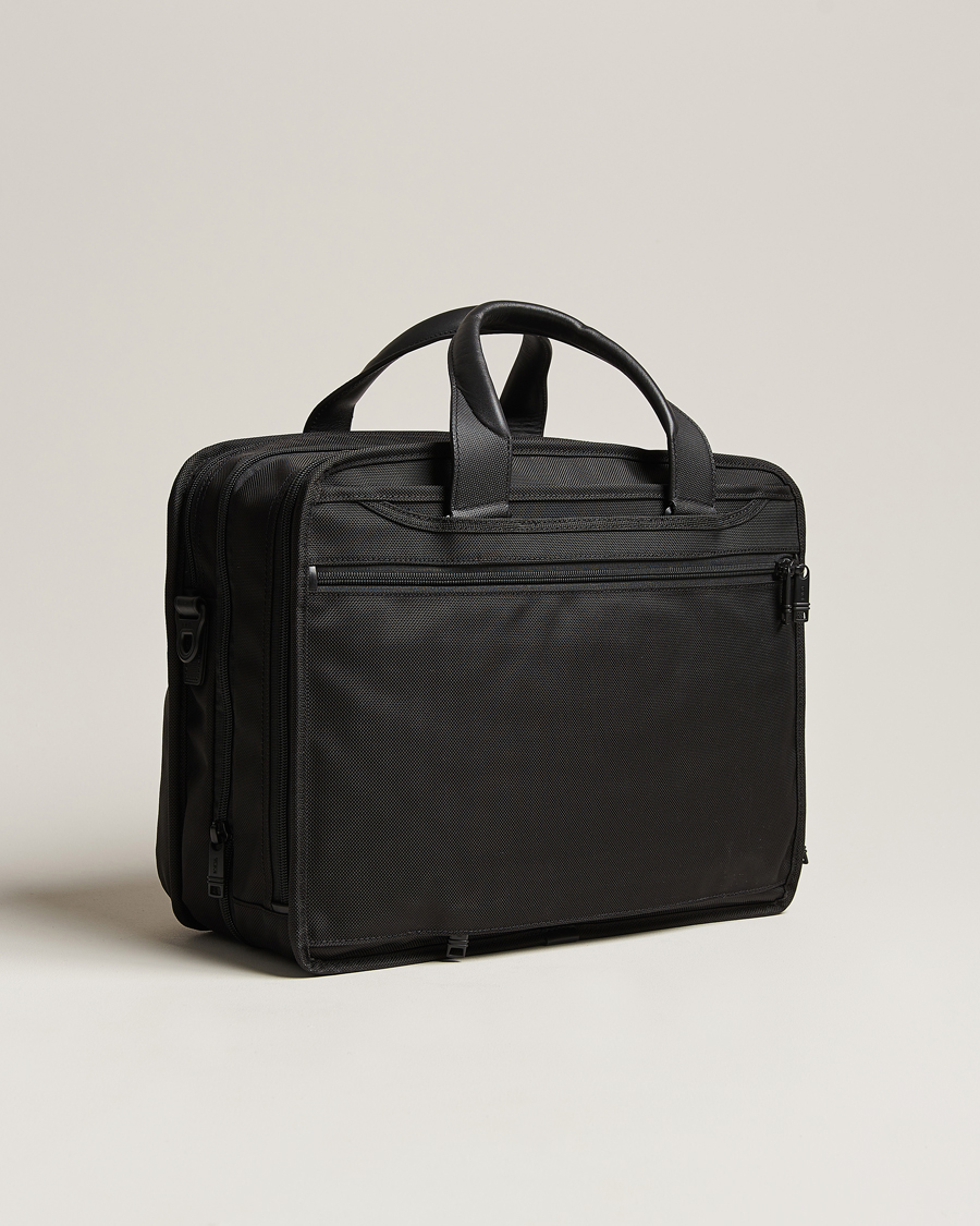 TUMI Alpha 3 Expandable Organizer Laptop Brief Black at
