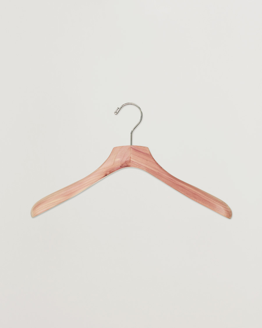 Men | Care with Carl Cedar Wood Jacket Hanger | Care with Carl | Cedar Wood Jacket Hanger