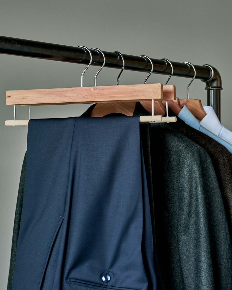 Men | Garment Care | Care with Carl | 2-Pack Cedar Wood Trouser Hanger
