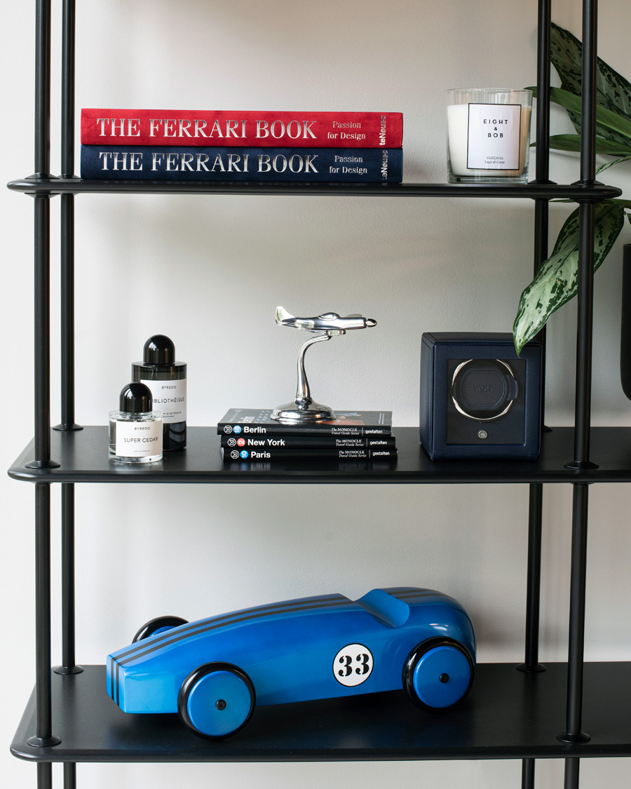 Men | Watch & Jewellery Boxes | WOLF | WOLFCub Single Watch Winder With CoverNavy