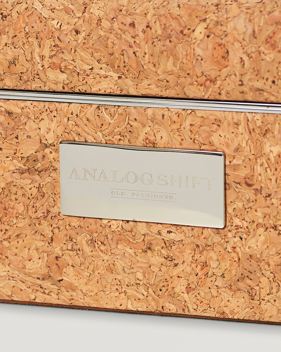 Men | WOLF Analog/Shift 1976 8 Piece Watch Box Cork | WOLF | Analog/Shift 1976 8 Piece Watch Box Cork