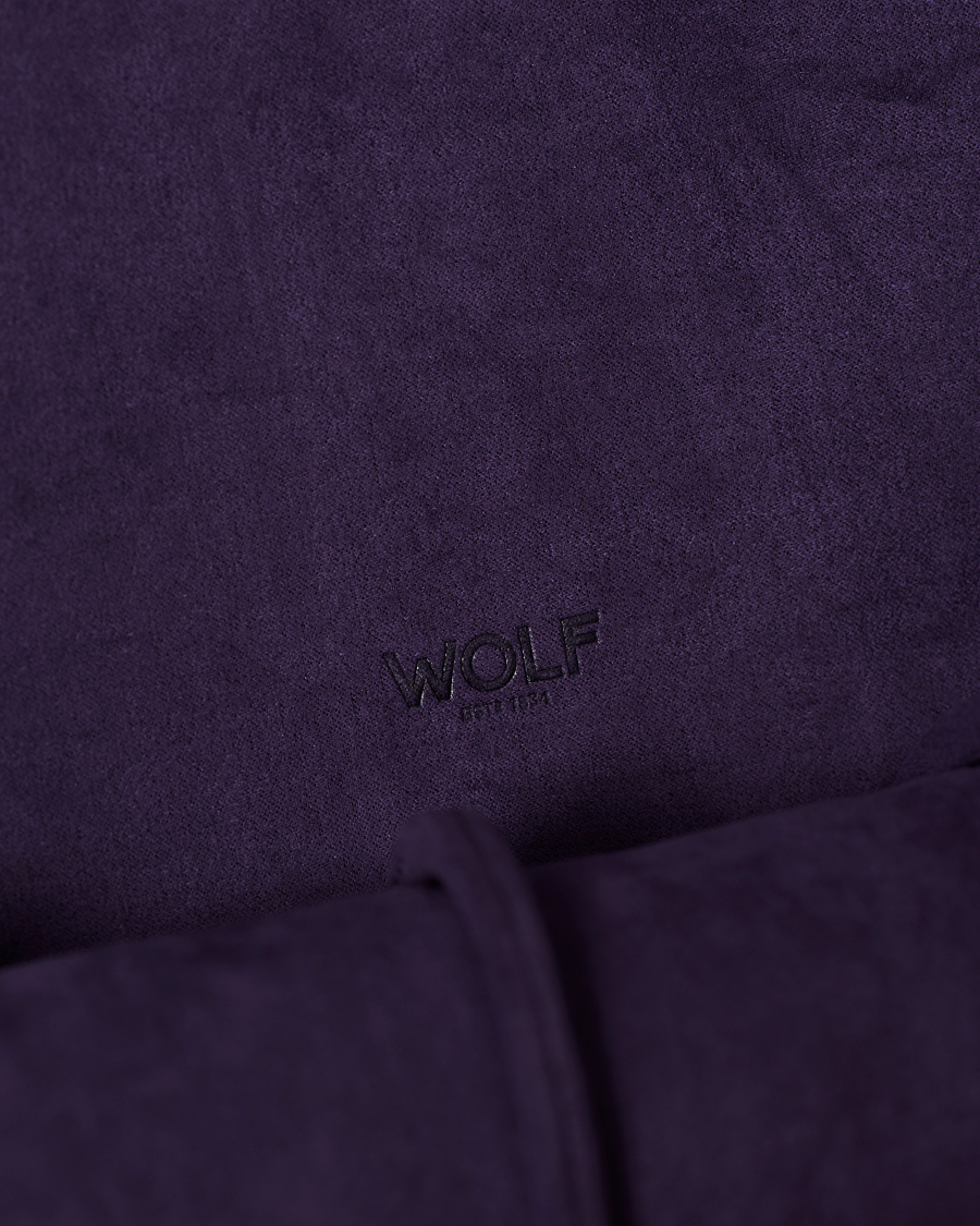 Men | Watch & Jewellery Boxes | WOLF | Blake Triple Watch Roll Black/Purple