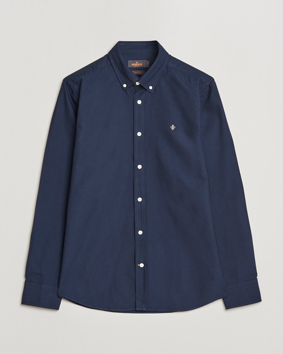 Men | Shirts | Morris | Douglas Oxford Shirt Navy