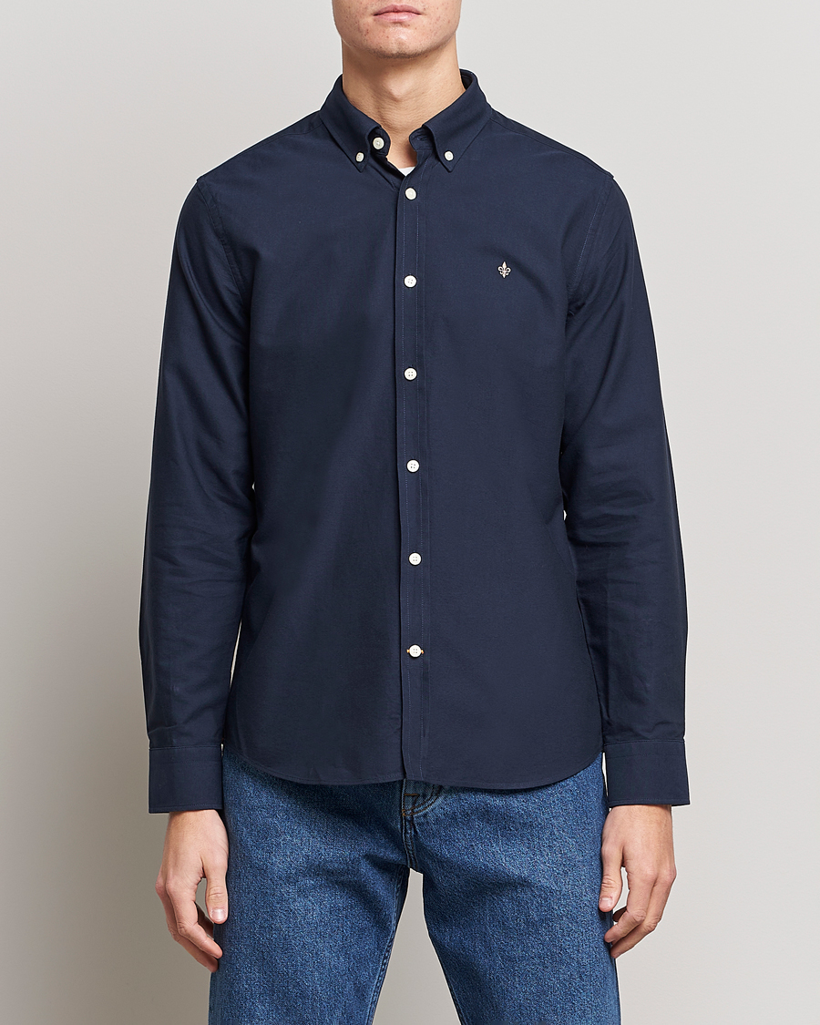 Men | Shirts | Morris | Douglas Oxford Shirt Navy