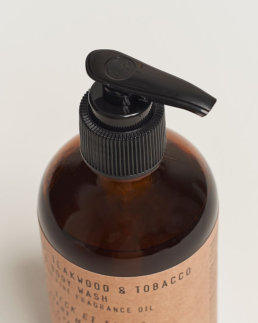 Men | P.F. Candle Co. Hand & Body Wash No. 4 Teakwood & Tobacco 236ml | P.F. Candle Co. | Hand & Body Wash No. 4 Teakwood & Tobacco 236ml
