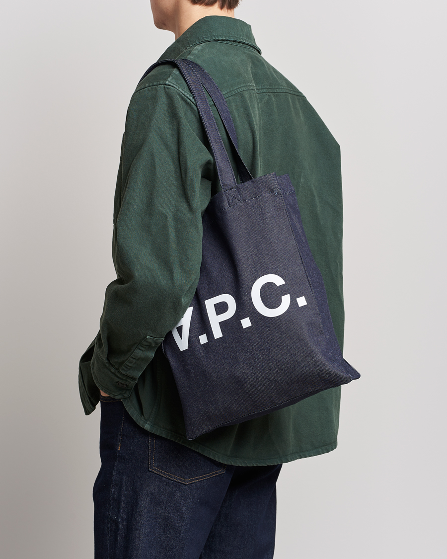Men | Tote Bags | A.P.C. | Laure Tote Bag Indigo