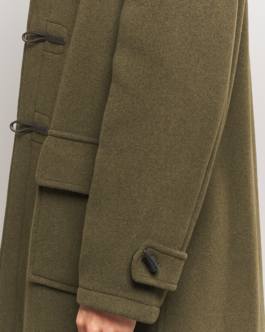 Men | Coats & Jackets | Gloverall | Morris Duffle Coat Loden Green/Check