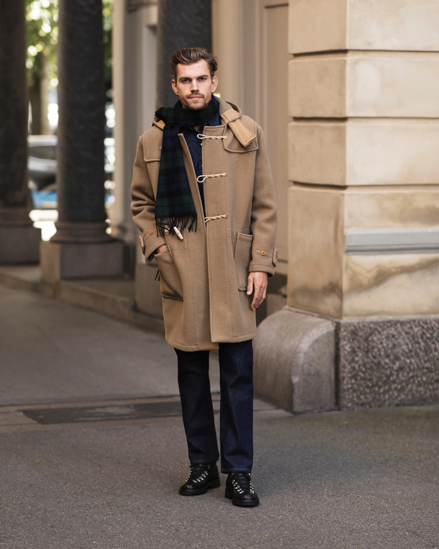 Men | Coats & Jackets | Gloverall | 575 Monty Original Duffle Coat Camel
