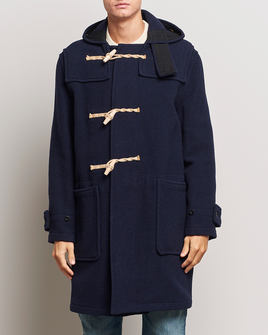 Men | Duffle Coats | Gloverall | 575 Monty Original Duffle Coat Navy