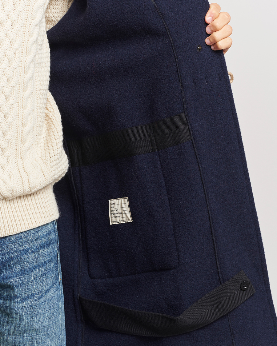 Men | Coats & Jackets | Gloverall | 575 Monty Original Duffle Coat Navy