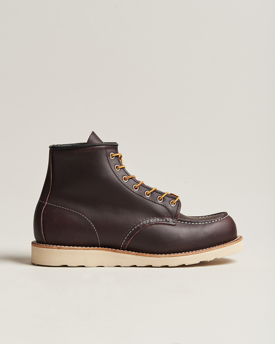 Men | Boots | Red Wing Shoes | Moc Toe Boot Black Cherry Excalibur Leather