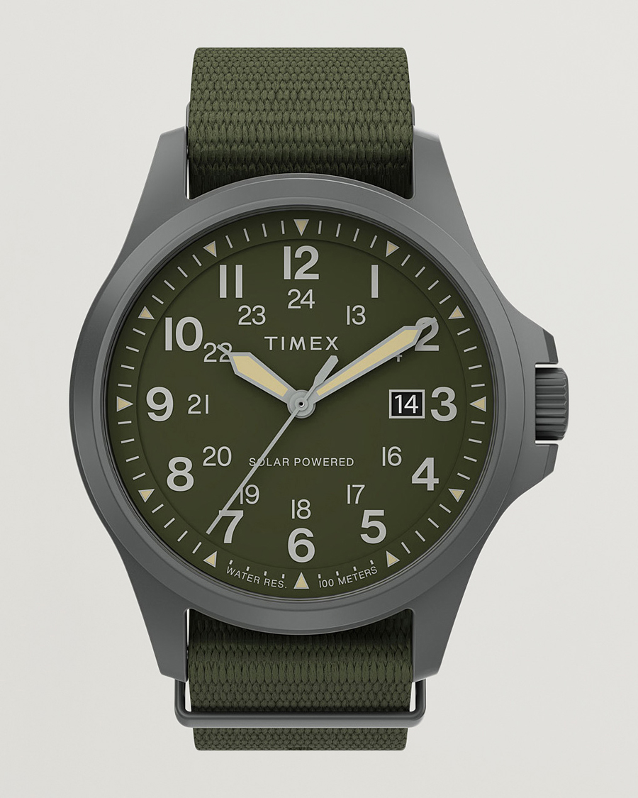 Men | Timex Field Post Solar Watch 41mm Green Dial | Timex | Field Post Solar Watch 41mm Green Dial