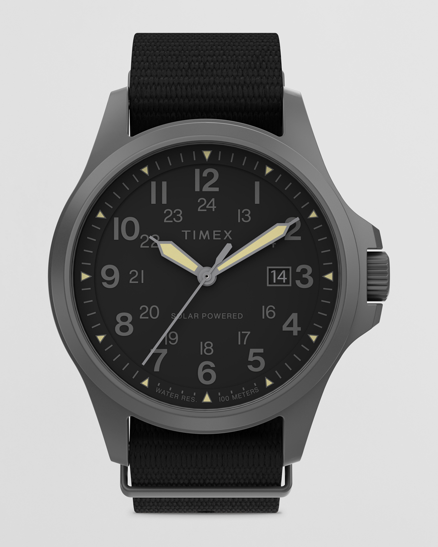 Men | Timex Field Post Solar Watch 41mm Black Dial | Timex | Field Post Solar Watch 41mm Black Dial