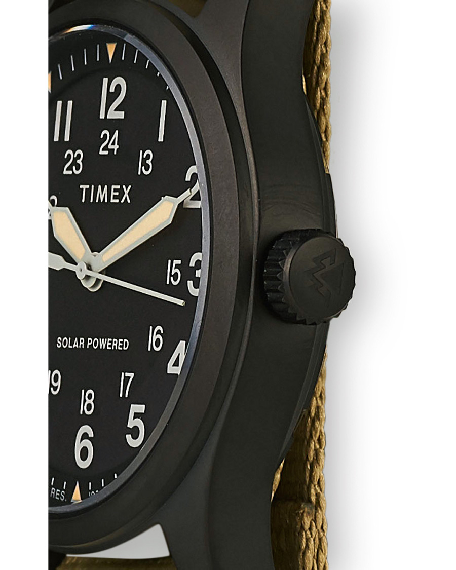 Men | Timex Field Post Solar Watch 36mm Green/Black | Timex | Field Post Solar Watch 36mm Green/Black