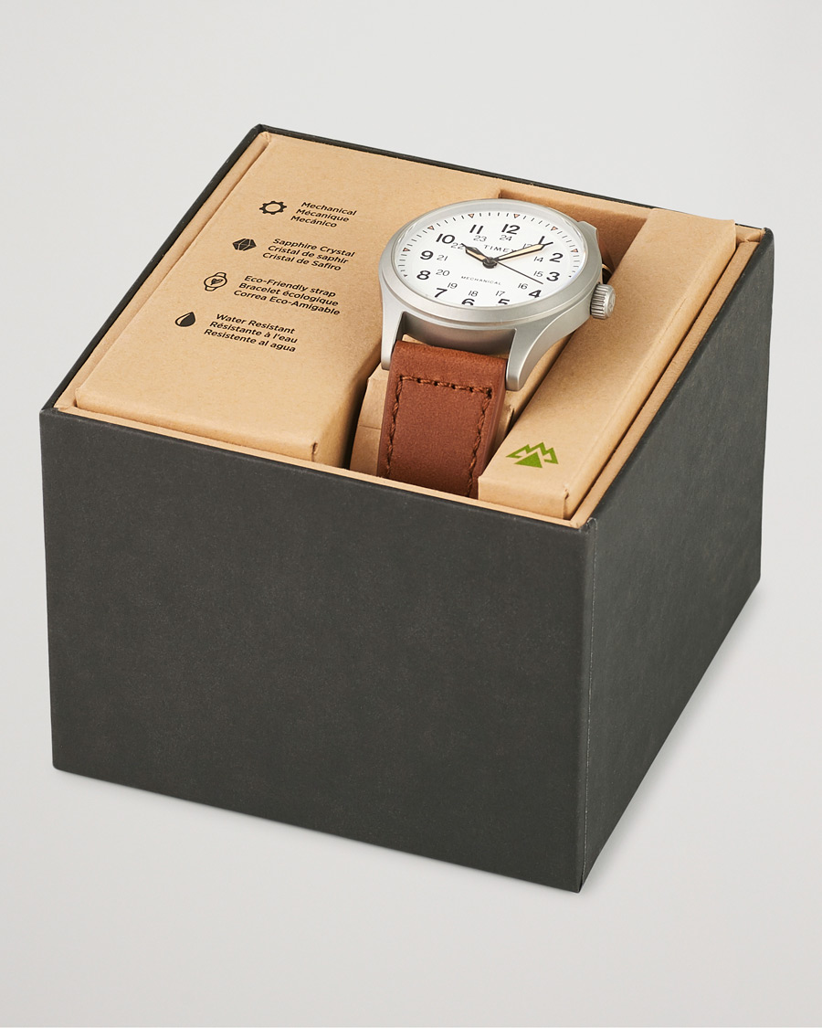 Men | Timex Field Post Mechanical Watch 38mm White Dial | Timex | Field Post Mechanical Watch 38mm White Dial