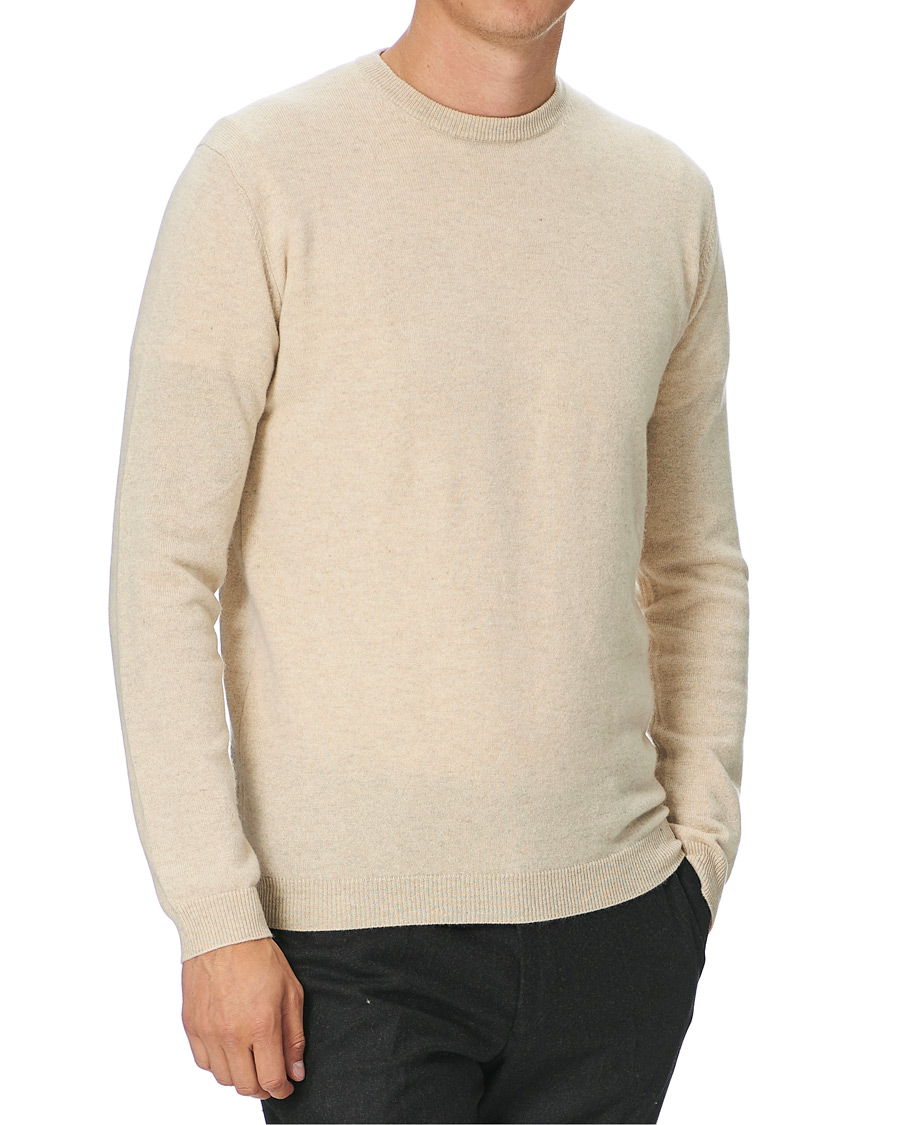 Men | Cashmere sweaters | People's Republic of Cashmere | Cashmere Roundneck Oatmilk