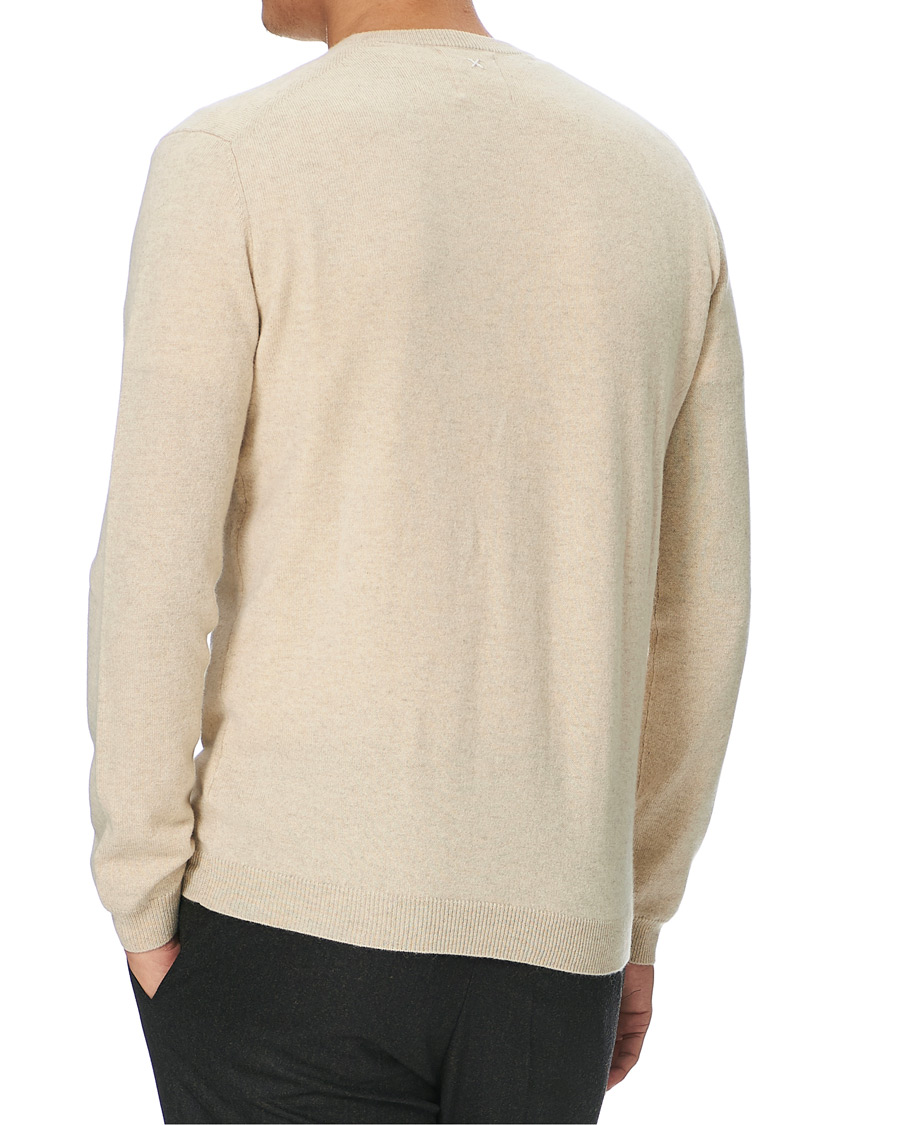 Men | Sweaters & Knitwear | People's Republic of Cashmere | Cashmere Roundneck Oatmilk