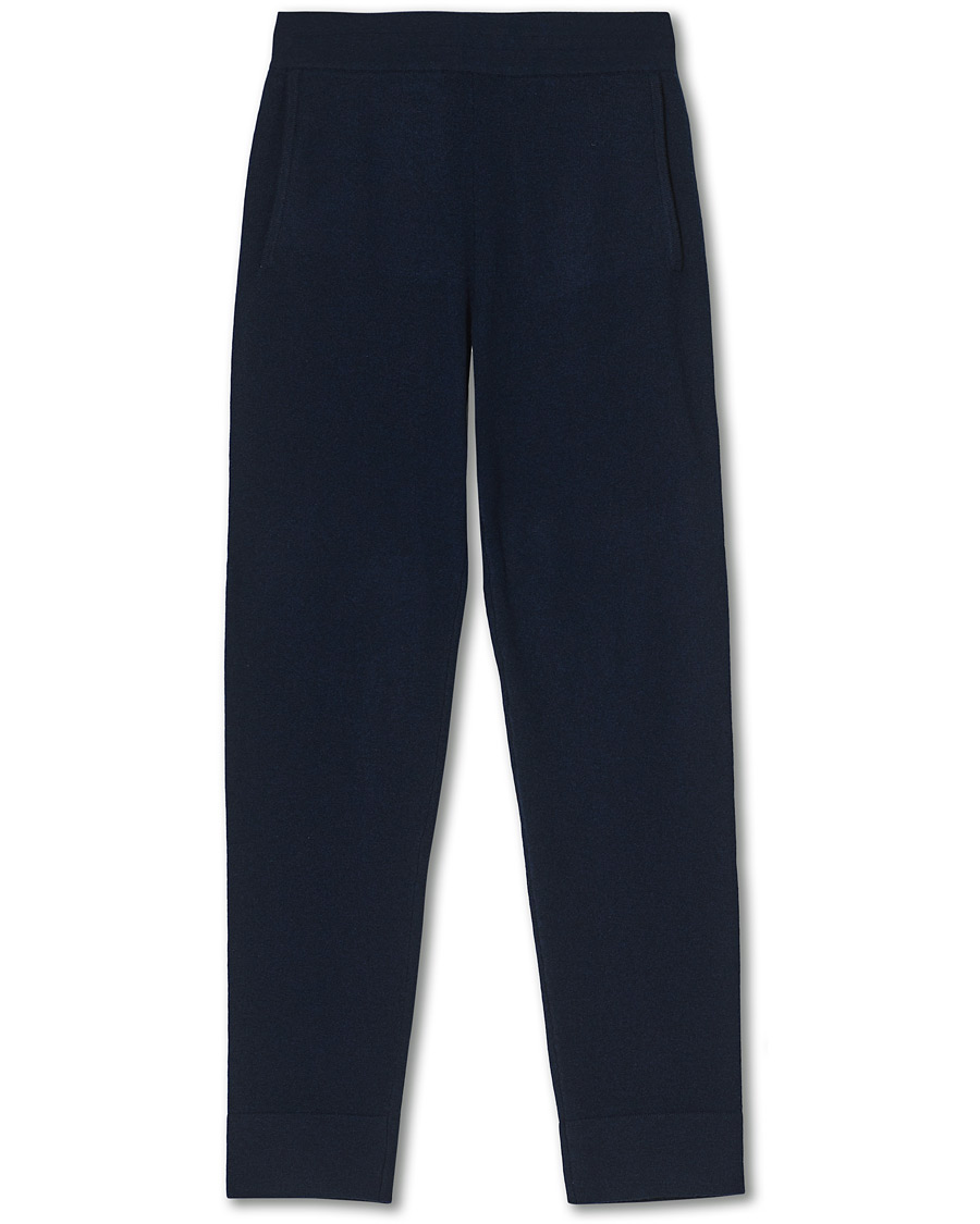 Men | Trousers | People's Republic of Cashmere | Cashmere Sweatpants Navy