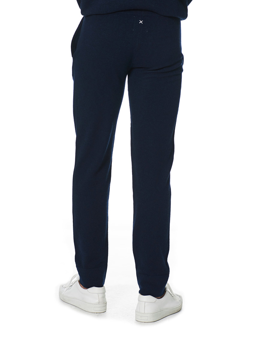 Men | Trousers | People's Republic of Cashmere | Cashmere Sweatpants Navy