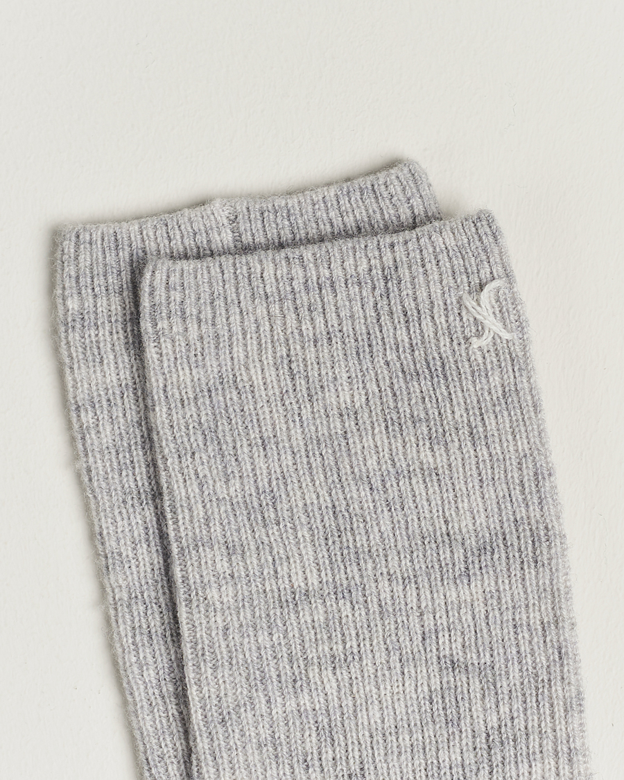 Men | Underwear & Socks | People's Republic of Cashmere | Cashmere Socks Ash Grey