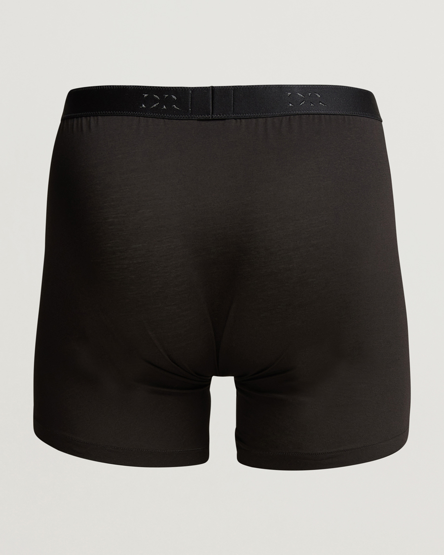 Men | Loungewear | Derek Rose | Pima Cotton Stretch Brief Black