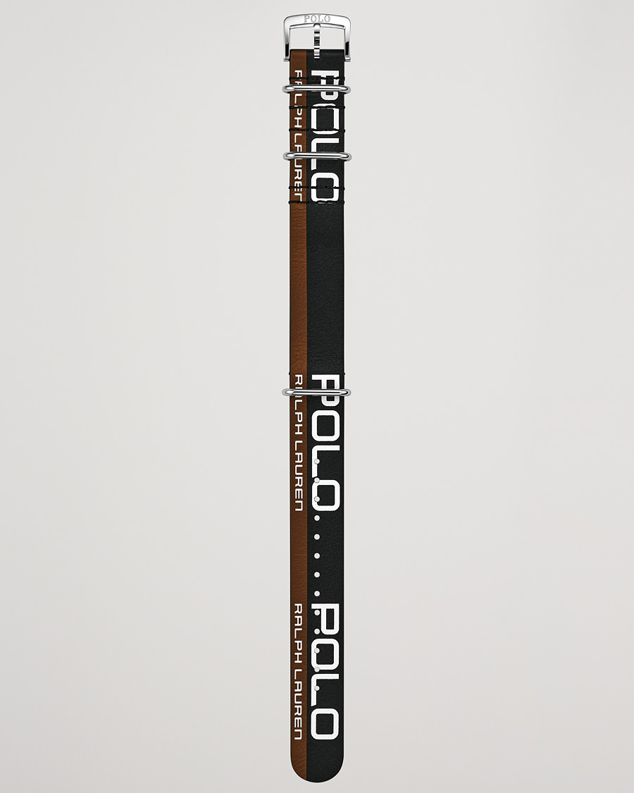 Men | Polo Ralph Lauren Leather Sporting Strap Black/Brown | Polo Ralph Lauren | Leather Sporting Strap Black/Brown