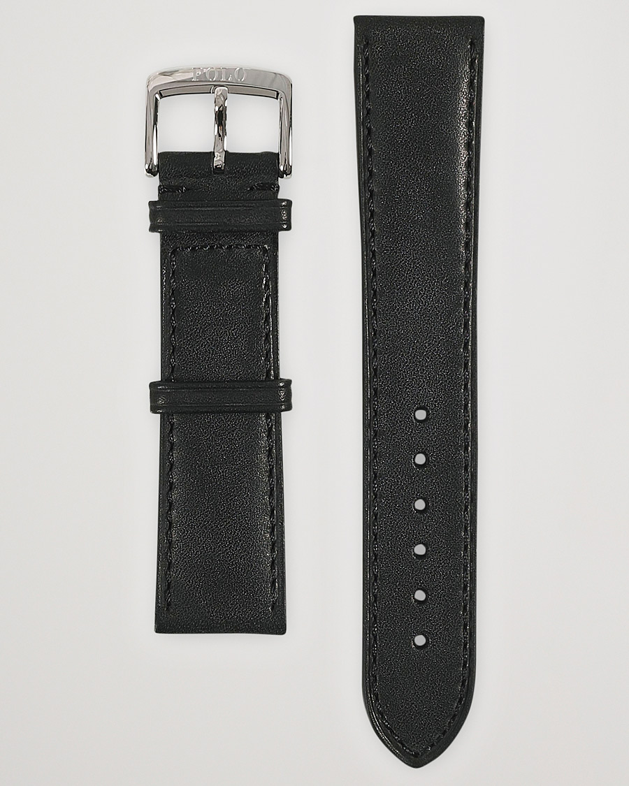 Men | Accessories | Polo Ralph Lauren | Sporting Leather Strap Black
