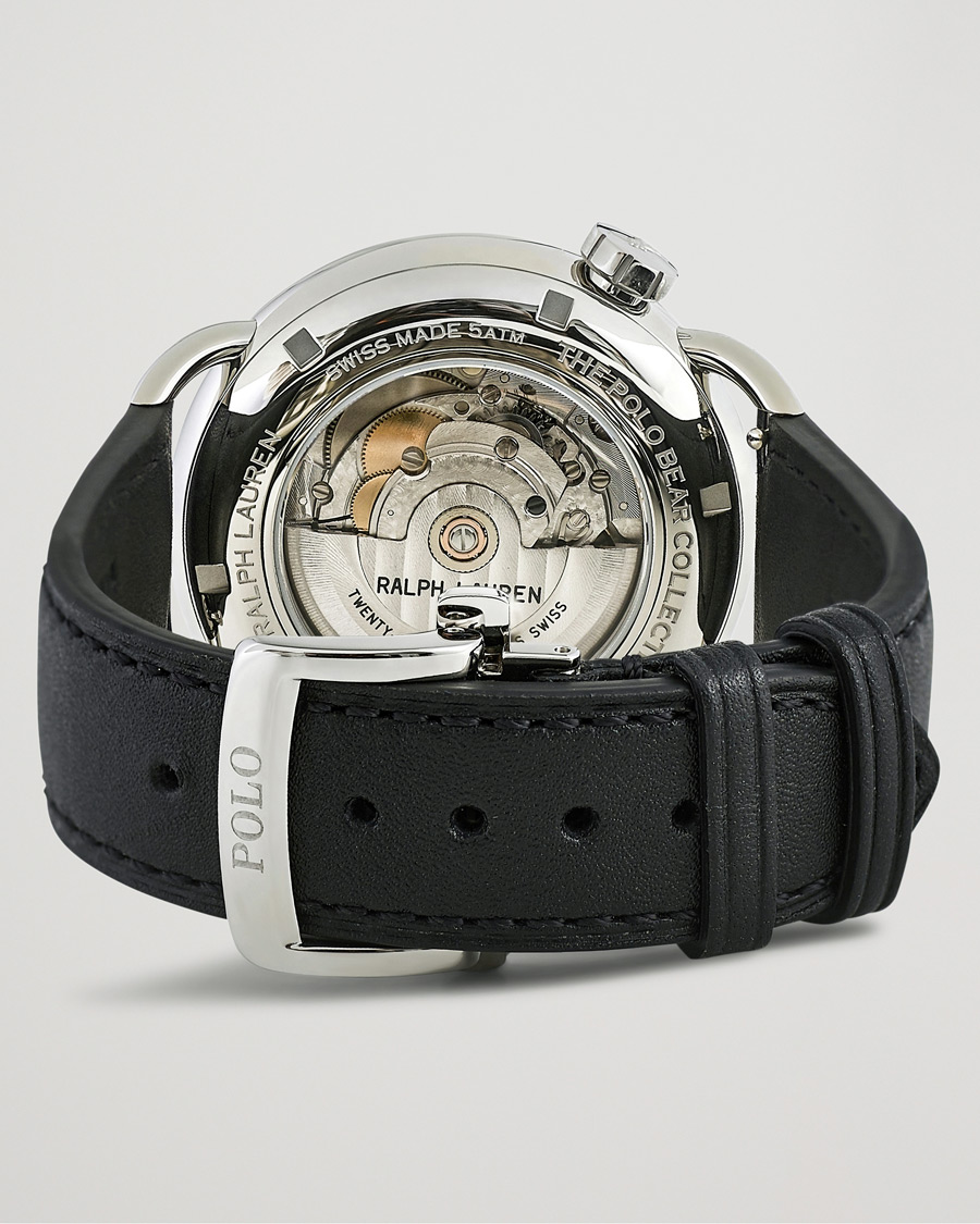 Men | Polo Ralph Lauren 42mm Automatic Denim Tux Bear White Dial | Polo Ralph Lauren | 42mm Automatic Denim Tux Bear White Dial