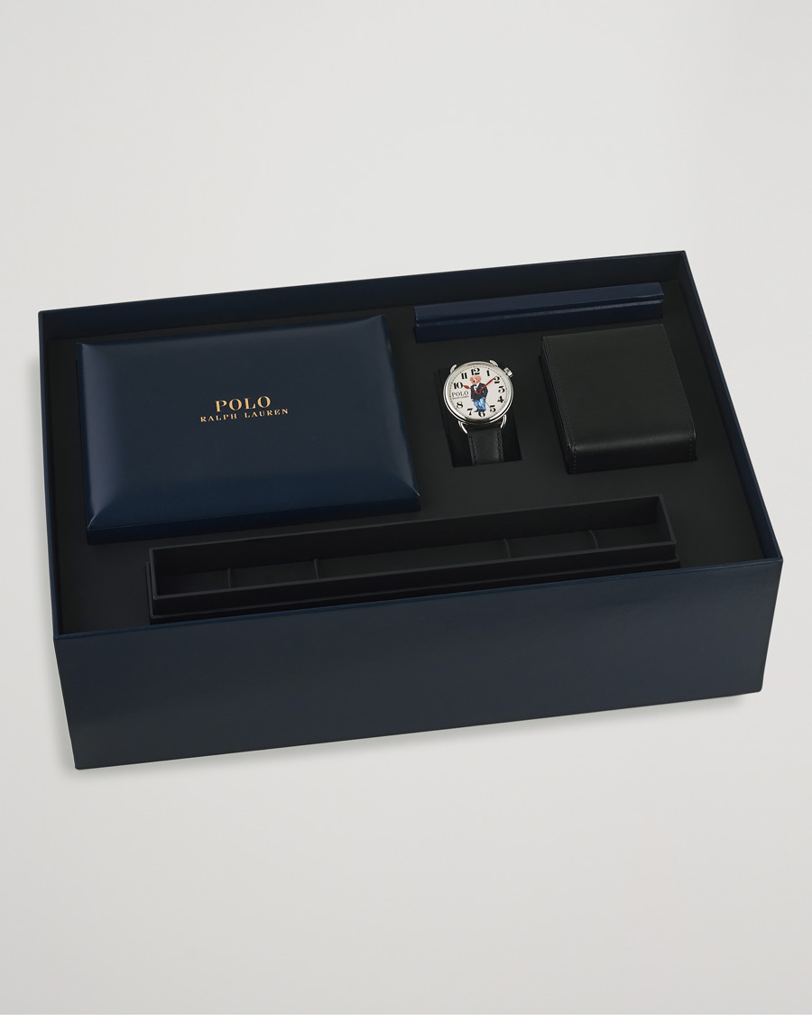 Men | Polo Ralph Lauren 42mm Automatic Denim Tux Bear White Dial | Polo Ralph Lauren | 42mm Automatic Denim Tux Bear White Dial