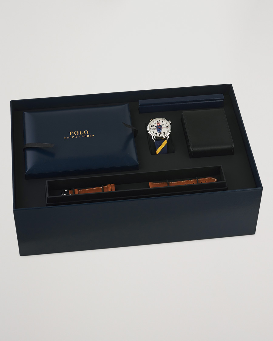 Men | Polo Ralph Lauren 42mm Automatic Nautical Bear White Dial | Polo Ralph Lauren | 42mm Automatic Nautical Bear White Dial