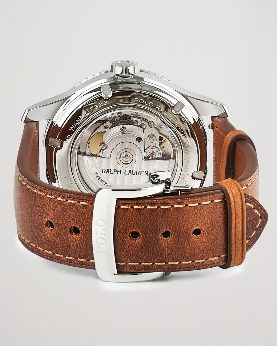 Men | Polo Ralph Lauren 42mm Automatic Pony Player Black Dial | Polo Ralph Lauren | 42mm Automatic Pony Player Black Dial