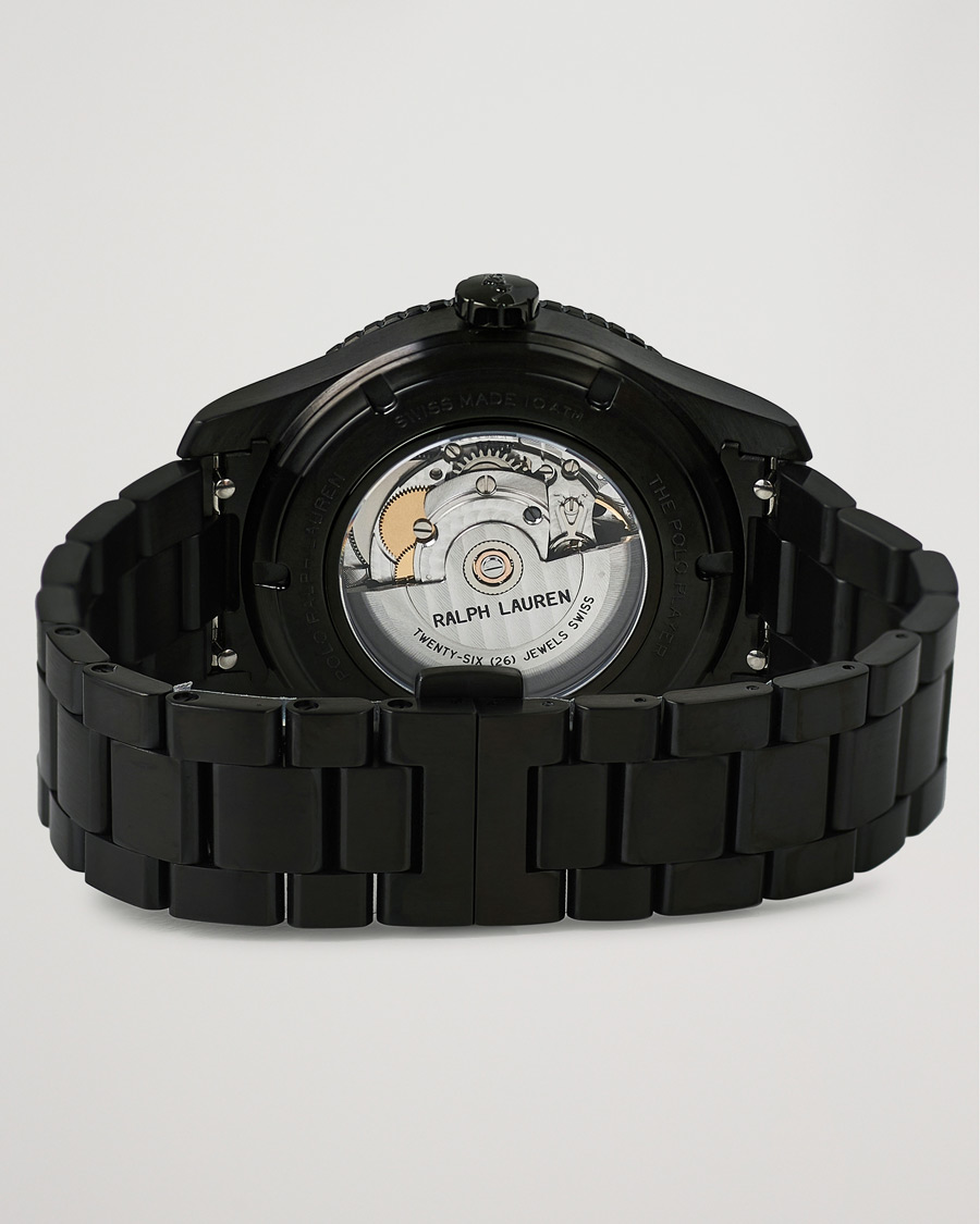 Men | Polo Ralph Lauren 42mm Automatic Pony Player Black Dial | Polo Ralph Lauren | 42mm Automatic Pony Player Black Dial