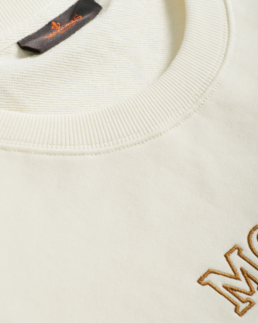 Men | Sweaters & Knitwear | Morris | Warwick Logo Sweatshirt Off White