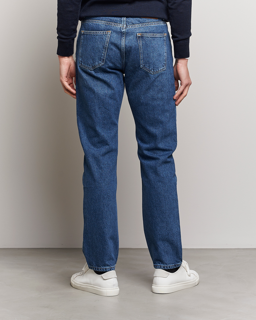 Men | Jeans | Morris | Jermyn Cotton Jeans Blue