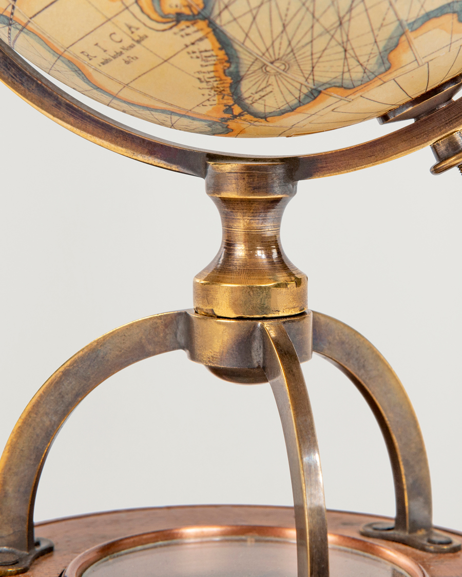 Men | Decoration | Authentic Models | Terrestrial Globe With Compass 