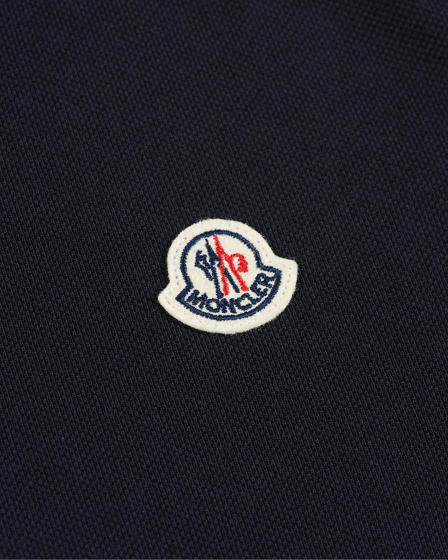 Men | Polo Shirts | Moncler | Logo Tipped Polo Dark Blue