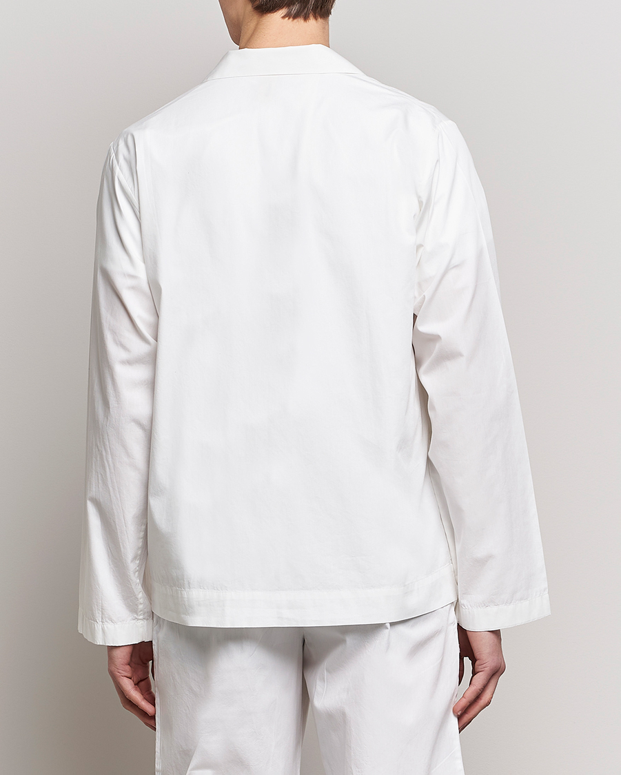 Men | Pyjamas & Robes | Tekla | Poplin Pyjama Shirt Alabaster White