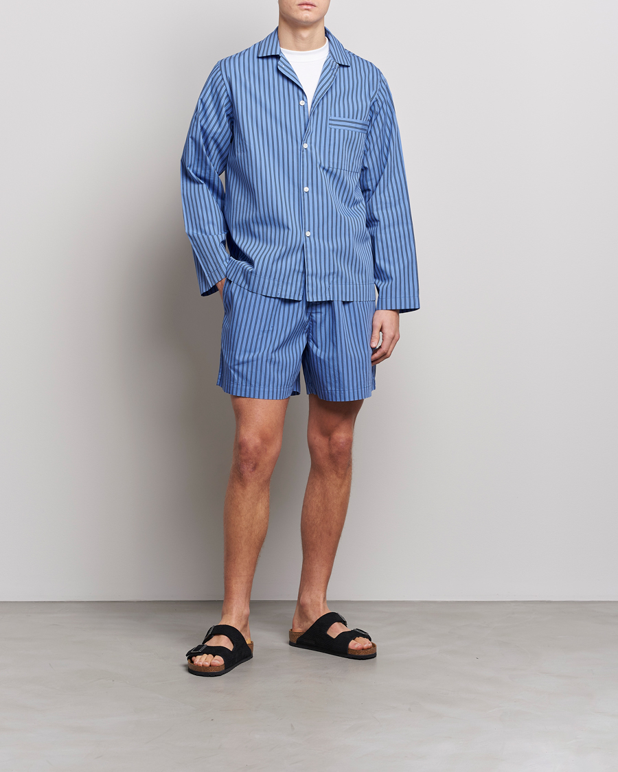 Men | Pyjamas & Robes | Tekla | Poplin Pyjama Shirt Boro Stripes