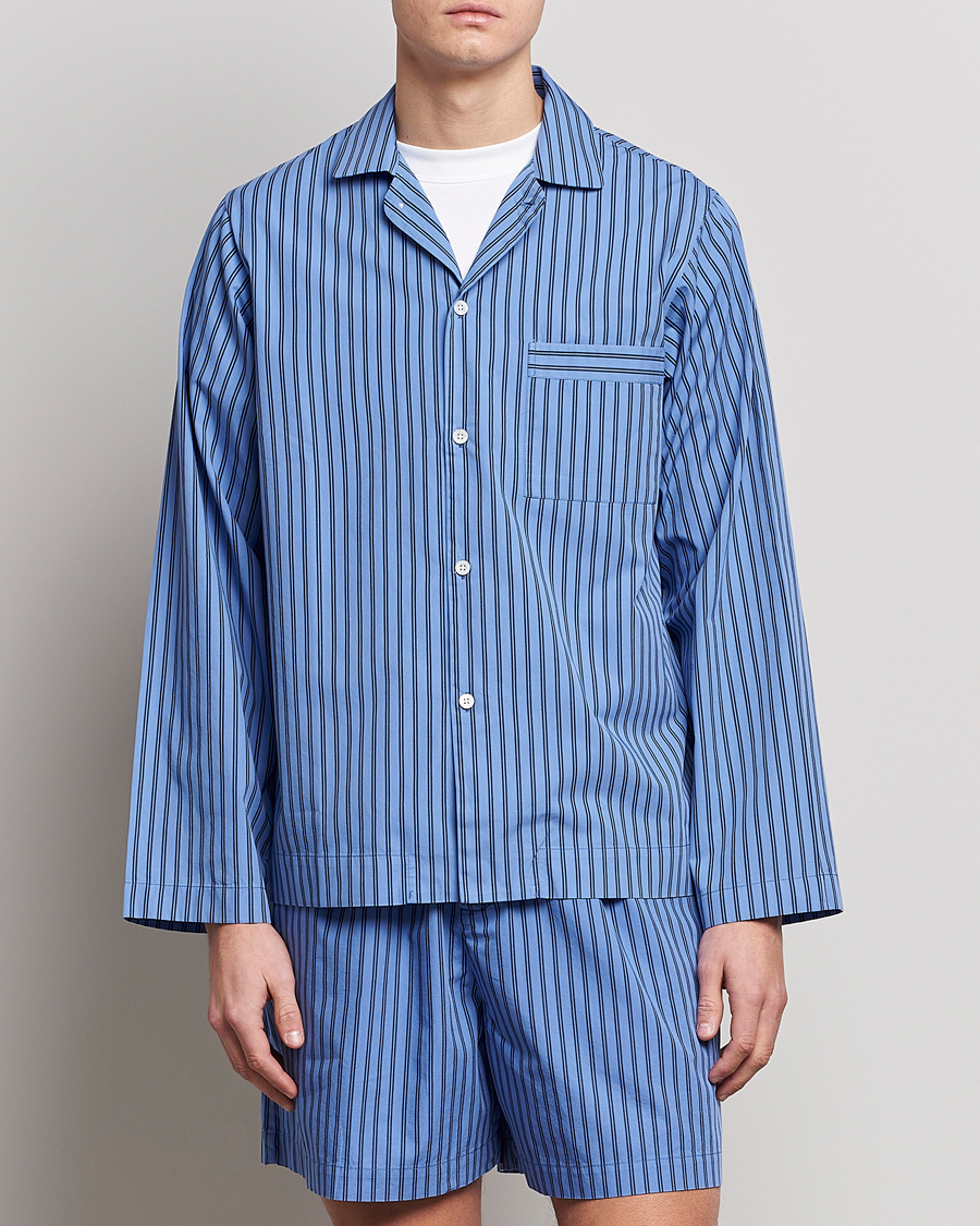 Men | Pyjamas & Robes | Tekla | Poplin Pyjama Shirt Boro Stripes