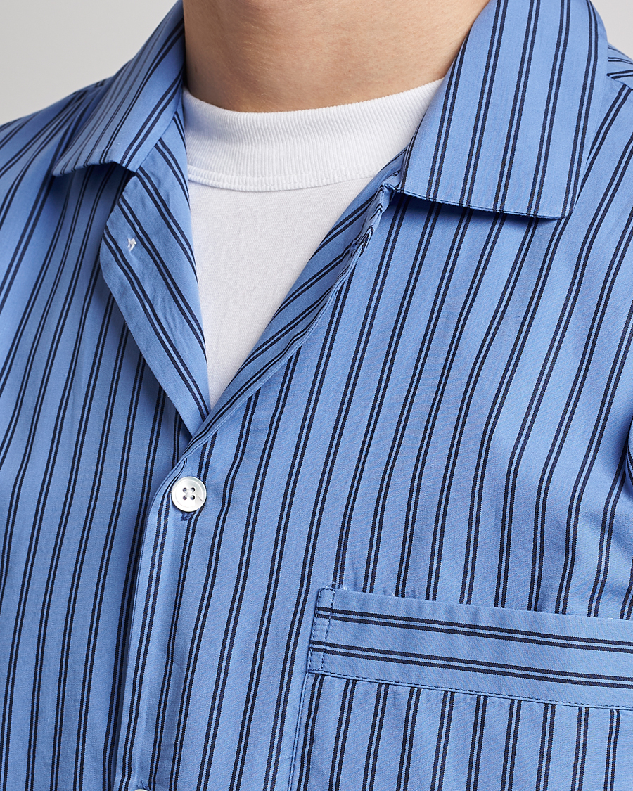 Men | Pyjamas & Robes | Tekla | Poplin Pyjama Shirt Boro Stripes