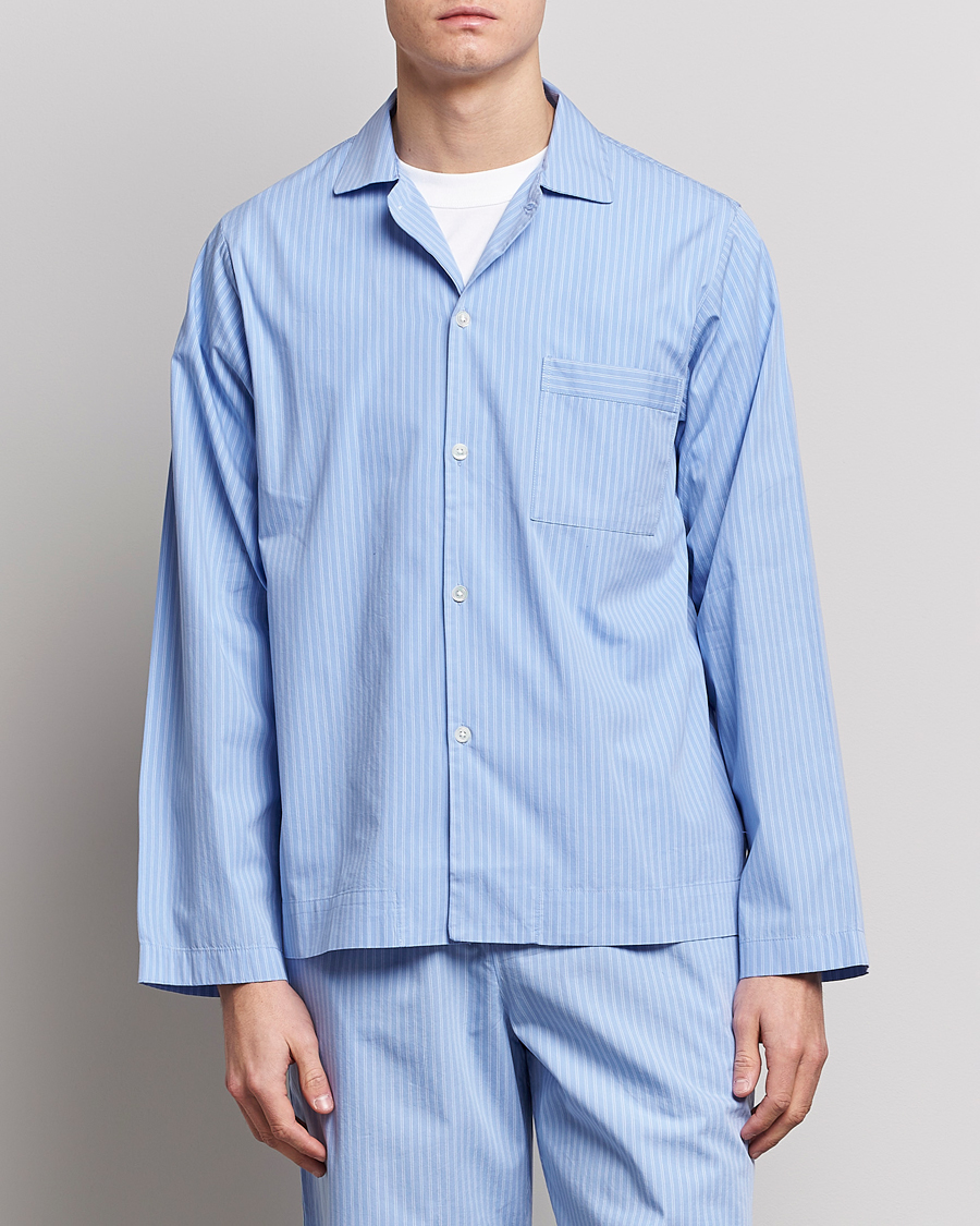 Men |  | Tekla | Poplin Pyjama Shirt Pin Stripes