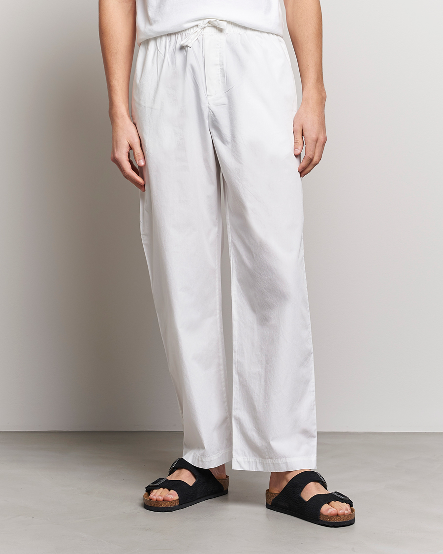 Men | Pyjamas | Tekla | Poplin Pyjama Pants Alabaster White