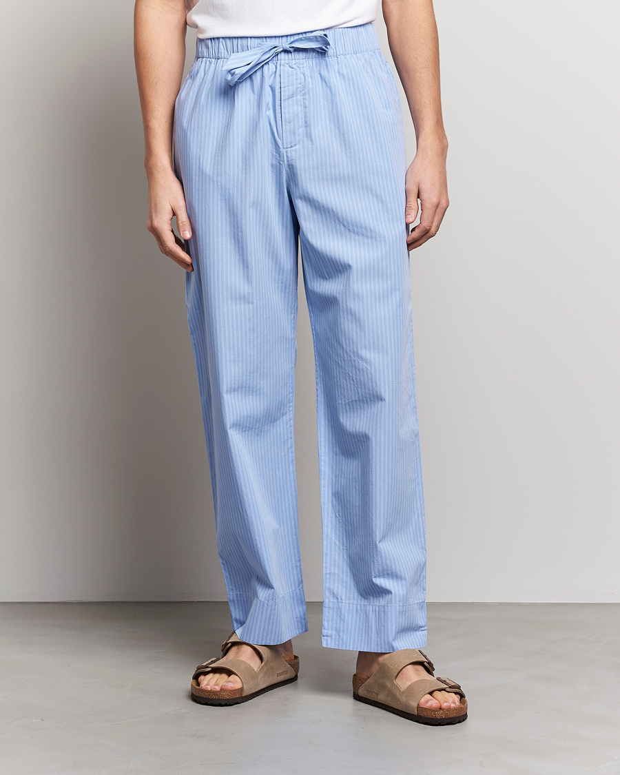 Men | Pyjamas & Robes | Tekla | Poplin Pyjama Pants Pin Stripes