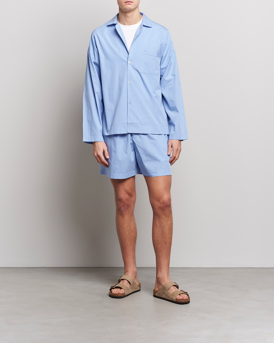 Men |  | Tekla | Poplin Pyjama Shorts Pin Stripes