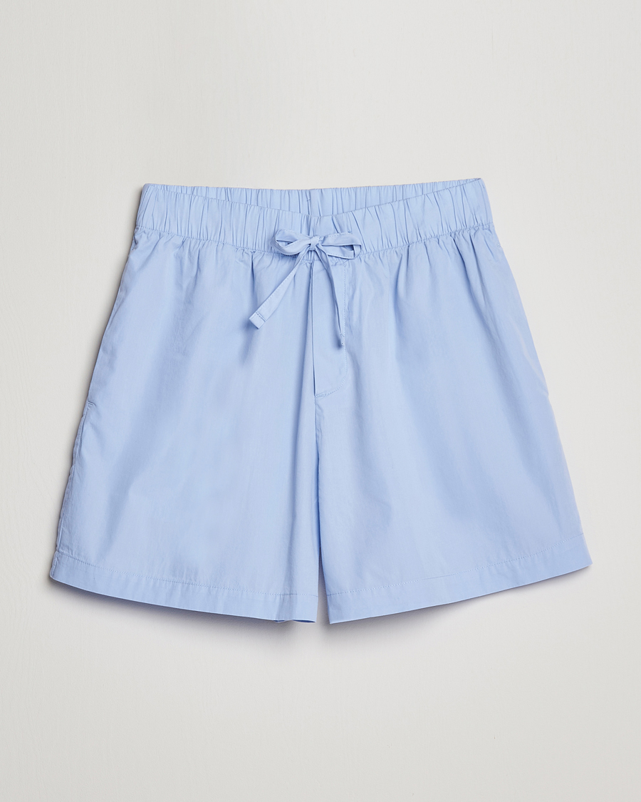 Men | Tekla Poplin Pyjama Shorts Light Blue | Tekla | Poplin Pyjama Shorts Light Blue