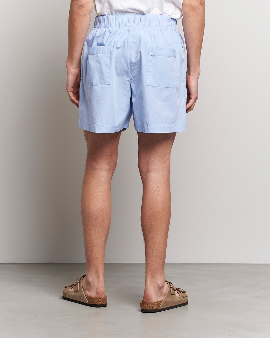 Men | Tekla Poplin Pyjama Shorts Light Blue | Tekla | Poplin Pyjama Shorts Light Blue