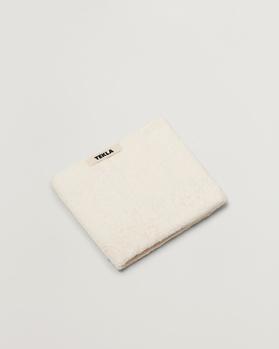 Men | Fabrics | Tekla | Organic Terry Hand Towel Ivory
