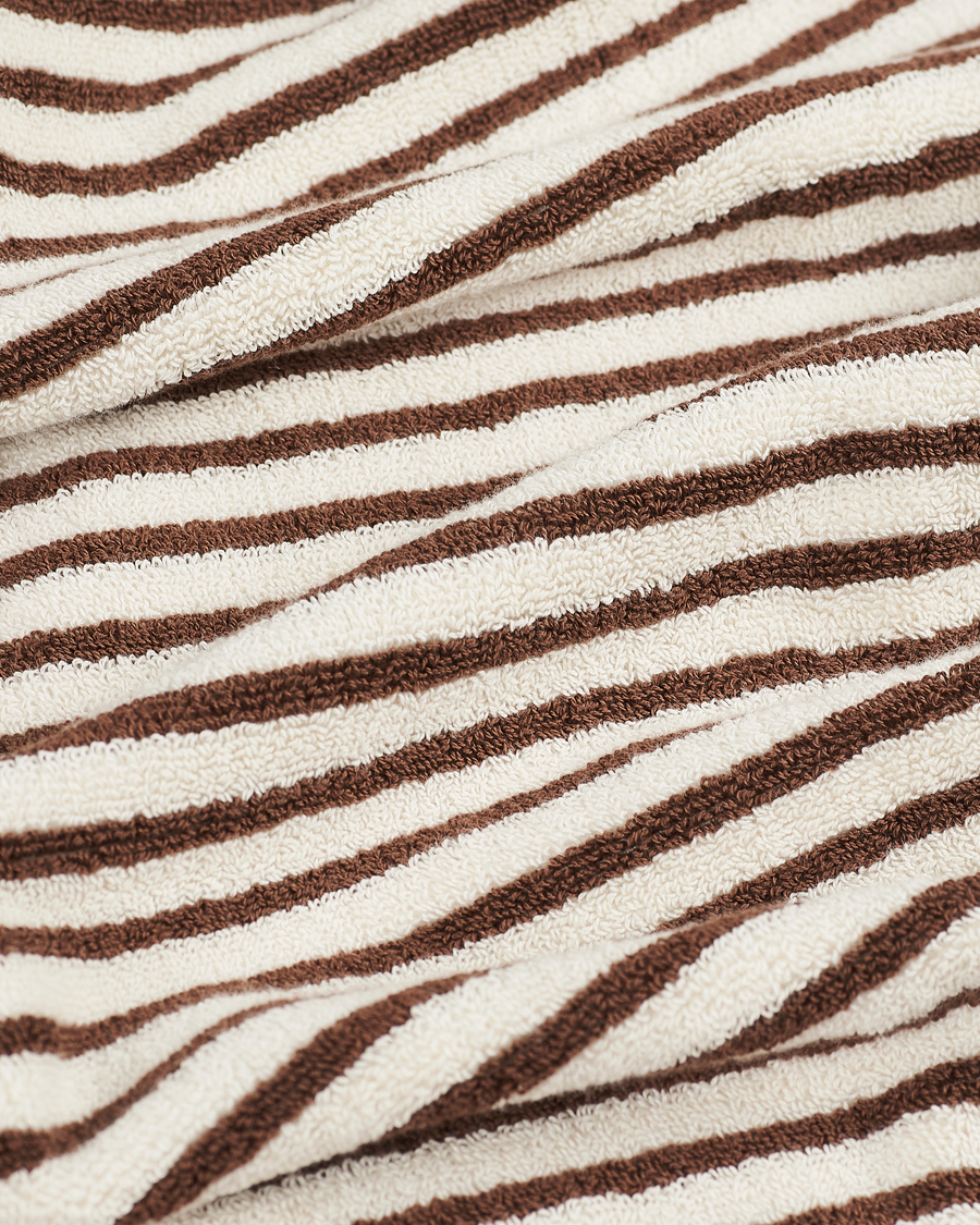 Men | Fabrics | Tekla | Organic Terry Hand Towel Kodiak Stripes